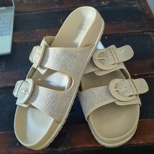 Beige sandals